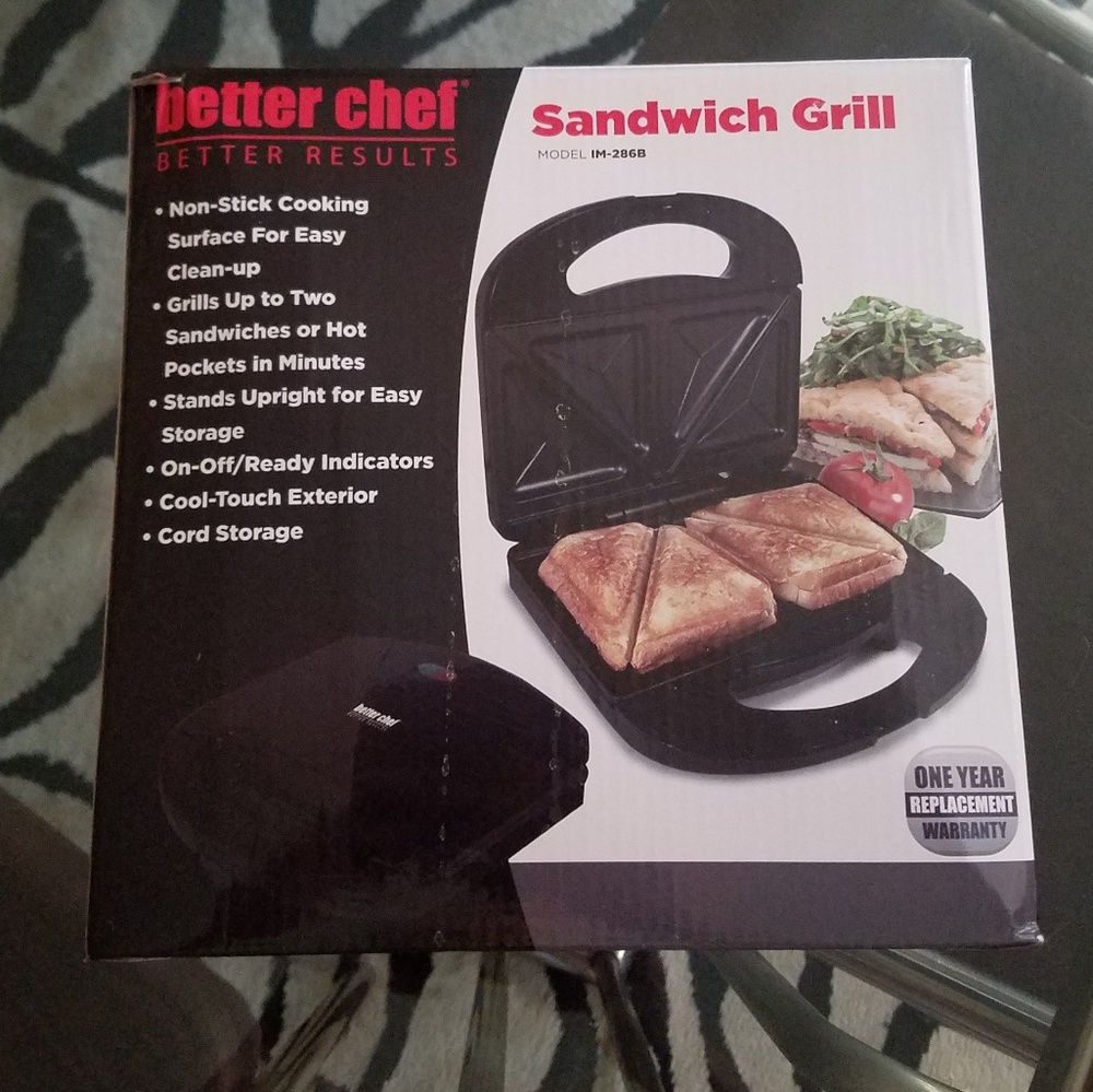 Brand new Better Chef sandwich grill